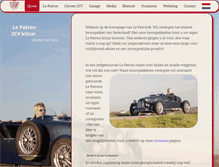 Tablet Screenshot of lepatron.nl